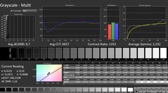 CalMAN: scale di grigi (calibrate)