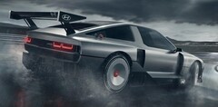 La Hyundai N Vision 74 ha una cella a combustibile a idrogeno e una batteria. (Fonte: Hyundai)