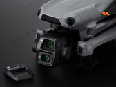 Modulo fotocamera DJI Air 3S. (Fonte immagine: @Quadro_News)