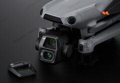 Modulo fotocamera DJI Air 3S. (Fonte immagine: @Quadro_News)