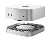 Il nuovo dock per Mac mini di RayCue scambia le porte con un SSD esterno più veloce. (Fonte: RayCue)