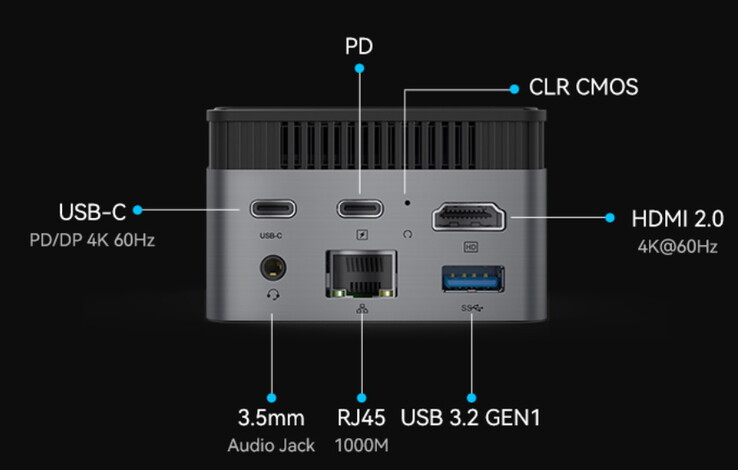 M6S Plus è un mini-PC alimentato tramite USB PD (Fonte: Morefine)