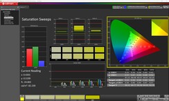 Saturazione (calibrata manualmente)