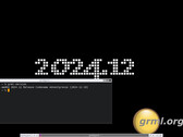 Grml 2024.12 fluxbox desktop (Fonte: Grml.org)