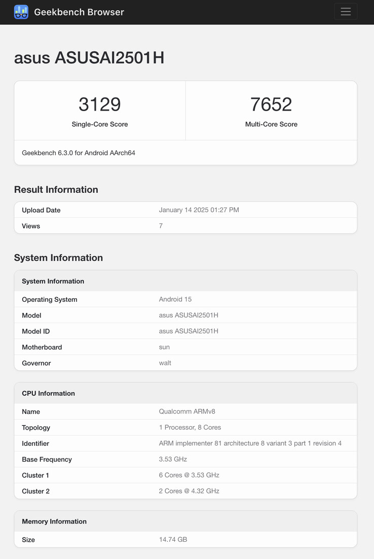 (Fonte: Geekbench)