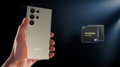 Potremmo assistere al lancio del primo telefono ammiraglia Samsung Galaxy con un chipset Dimensity (fonte immagine: Samsung e MediaTek [modificato])