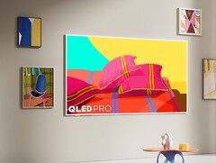 La Smart Google TV TCL NXTFRAME 4K QLED è progettata per sembrare un&#039;opera d&#039;arte. (Fonte: TCL)