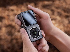 L&#039;Osmo Nano sarà probabilmente molto più piccolo delle altre recenti action camera Osmo, nella foto Osmo Action 2. (Fonte: DJI)