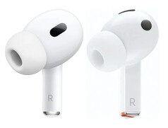 A sinistra: Apple AirPods Pro (2ª generazione) | A destra: Samsung Galaxy Buds 3 Pro (Fonte immagine: Apple, Samsung)