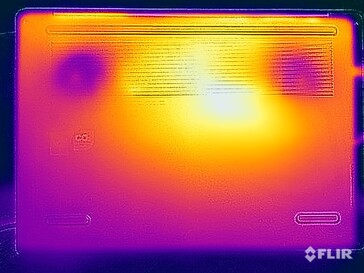 Test di stress sulle temperature di superficie (in basso)