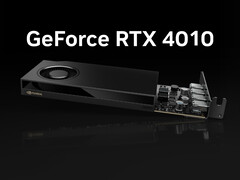 Questa abbozzata Nvidia RTX 4010 sembra essere una versione leggermente modificata della GPU Ampere Workstation A400 (Fonte immagine: Nvidia - modificata)