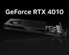 Questa abbozzata Nvidia RTX 4010 sembra essere una versione leggermente modificata della GPU Ampere Workstation A400 (Fonte immagine: Nvidia - modificata)