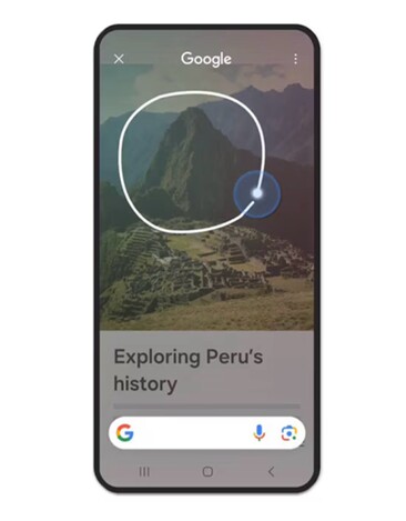 Circle to Search può essere utilizzato per cercare oggetti nelle foto o nei video.