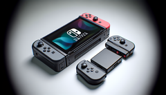 Rendering non ufficiale di Nintendo Switch 2 Joy-Cons (Fonte immagine: Generato con DALL-E 3)