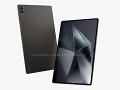 Samsung Galaxy Tab S10 Ultra rendering trapelato (Fonte immagine: @Onleaks x @AndroidHeadline)