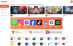 Il negozio di applicazioni Aptoide sul web (Fonte: Own)