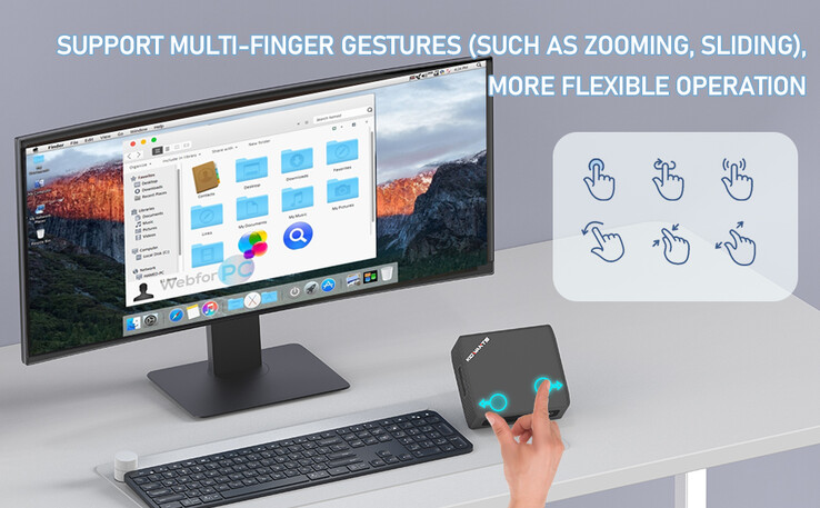 Supporto per i gesti multi-touch (Fonte: Kidwants)