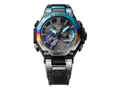 Il Casio G-SHOCK MTG-B2000YST-1AER &quot;Storm Chaser&quot; Edition, al prezzo di 1.299 sterline (~$1.670) sul sito web Casio UK (Fonte: Casio)