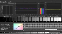 CalMAN: scala di grigi (calibrata)