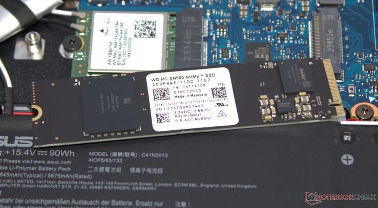 Un SSD PCIe 4 funge da unità di sistema.