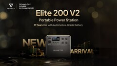 La stazione elettrica portatile Bluetti Elite 200 V2 ha una capacità di 2.073Wh con ricarica rapida Turbo (Fonte: Bluetti via PRNewswire)