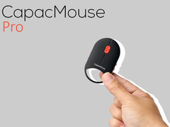 CapacMouse Pro pesa 30 grammi e ha un pulsante di scorrimento sensibile alla pressione (Fonte: Astract Japan - modifica)