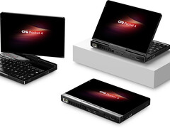 GPD Pocket 4 è ora disponibile su Indiegogo con un prezzo di partenza di 829 dollari (Fonte: GPD)