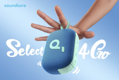 Il Soundcore Select 4 Go pesa solo 265 grammi. (Fonte: Soundcore Amazon)