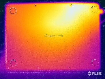 Test di sollecitazione delle temperature di superficie (in basso)