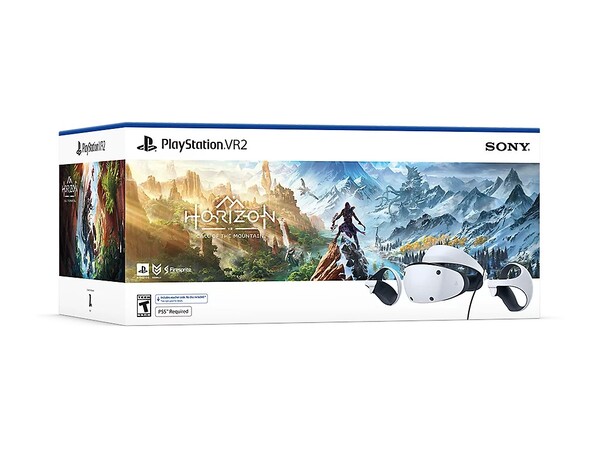 Il bundle PSVR2 Horizon Call of the Mountain sarà venduto allo stesso prezzo dell'edizione standard. (Fonte: Sony)