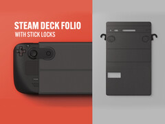 Lo Steam Deck Folio sarà consegnato con un esterno in PU e un interno in microfibra. (Fonte immagine: Andrew Reeves)