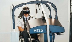 Loft Dynamics H125 è il primo simulatore di volo VR a ricevere la qualifica FAA per l&#039;uso nella formazione e certificazione dei piloti di elicottero. (Fonte: Loft Dynamics)