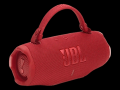 Con la cinghia attaccata, il JBL Charge 6 si trasforma in una borsa alla moda. (Fonte: JBL)