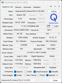 GPU-Z Adreno X1-45