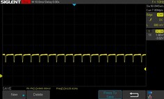 luminosità al 75%: dimmerazione DC a 120 Hz