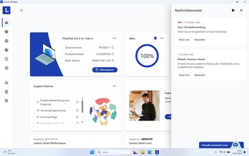 Pubblicità per la protezione contro gli infortuni e un programma antivirus