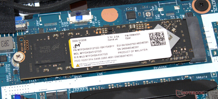 Un SSD PCIe 4.0 funge da unità di sistema.