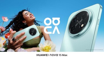 Huawei Nova 15 Max in versione blu