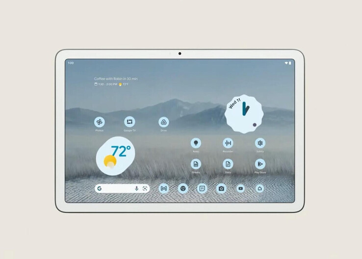 Il Pixel Tablet ha un design piuttosto blando. (Fonte: Google)