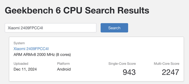 (Fonte: Geekbench)