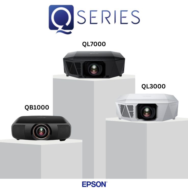 I videoproiettori della serie Q di Epson. (Fonte: Epson)