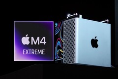 Con il SoC M4 Extreme fuori dai giochi, il prossimo Mac Pro Apple dovrà probabilmente accontentarsi dell&#039;M4 Ultra. (Fonte immagine: Apple, modificato)