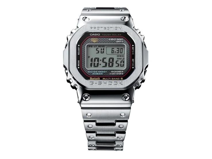 Rendering trapelato del prossimo G-Shock GMW-B5000D-1C per gentile concessione di Geesgshock su Instagram.