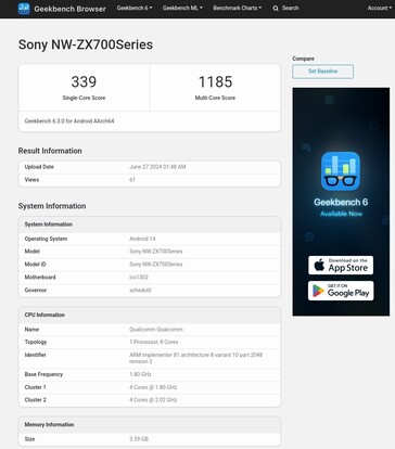 (Fonte: Geekbench)