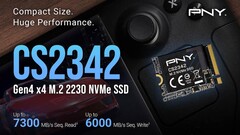 L&#039;imminente SSD CS2342 M.2 2230 ad alta velocità di PNY funziona con Steam Deck, Asus ROG Ally e altri dispositivi di gioco portatili (Fonte: PNY)