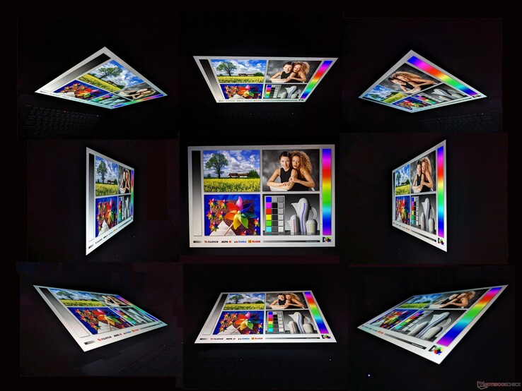 Ampi angoli di visione OLED con il caratteristico effetto arcobaleno da angolazioni estreme