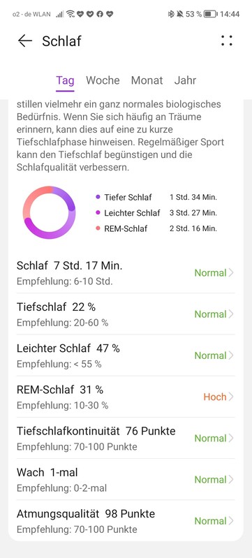 Inoltre, viene valutata la qualità del sonno