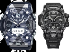 Si prevede che il Casio G-Shock Mudmaster GG-B100X (a sinistra) e il G-Shock GWG-2000 di fascia più alta (a destra) condividano un buon numero di caratteristiche. (Fonte immagine: @geesgshock su Instagram / Casio)