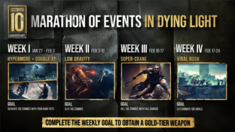 Eventi della maratona di Dying Light 10th Anniversary Edition (Fonte: Steam)