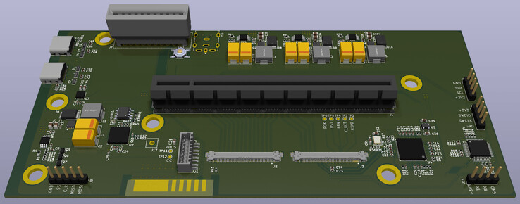 Il PCB (Fonte immagine: repository GitHub di Osy)